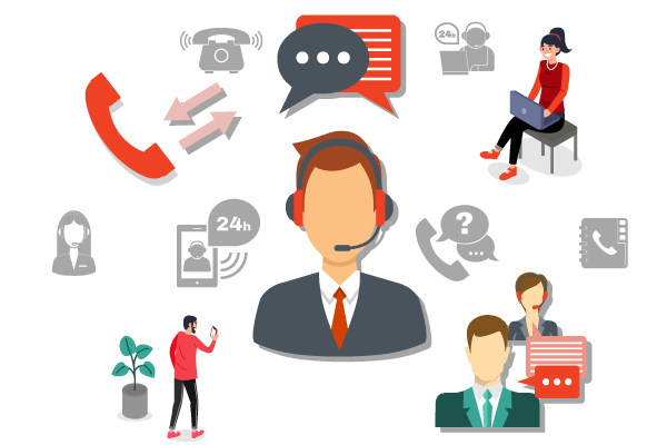 Télétravail 1 Logiciel de centre d'appel virtuel